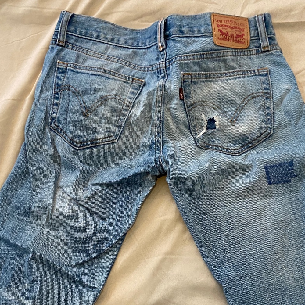 Levi's Distressed Denim Jeans